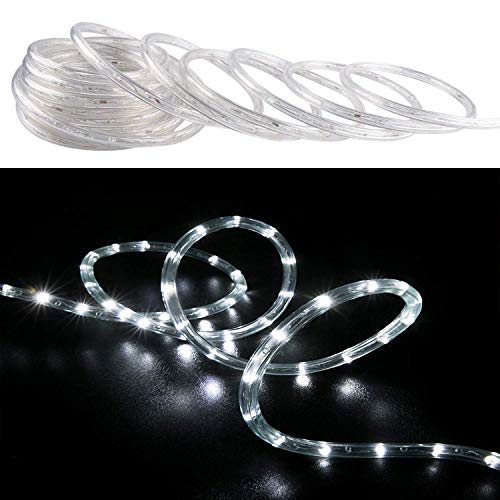 image for SURNIE 50ft LED Round Rope Lights with Waterproof 540 LEDs Strip Light