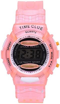 SMTSMT Students Waterproof Digital Wrist Sport Watch - Red