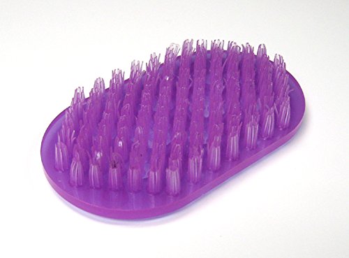 Soapy Toes Travel-Sized Foot Scrubber &amp; Massager, Suctions to the floor of tub or shower, Just add liquid soap (Lavender)