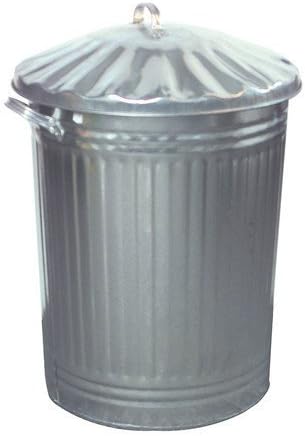 PRIME Anything 4 Home 90L Galvanised Rubbish Bin