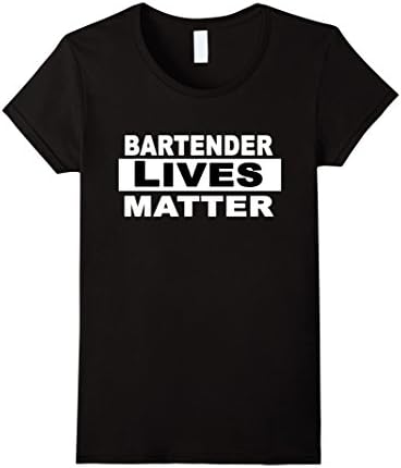 Women's Bartender Lives Matter Large Black