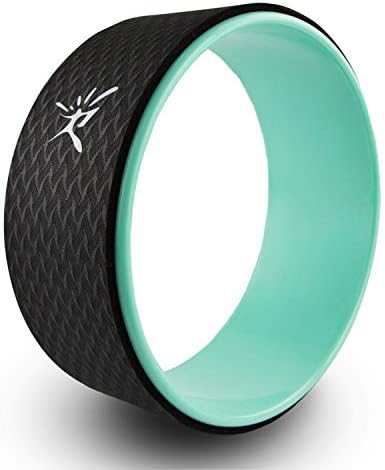 seeknfind 13 x 5 Inch Basic Yoga Wheel - Strongest & Comfortable Dharma Yoga Prop Wheel for All Yoga Poses Perfect Accessory for Stretching Increasing Flexibility and Improving Backbends
