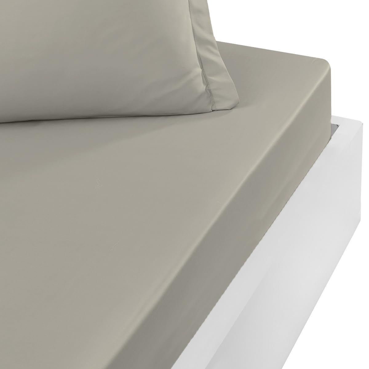Sensei La Maison du Coton Percale Soft Cotton Fitted Sheet 40 cm