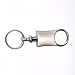 Mudder Metal Keychain Pull Apart Quick Release Detachable Key Rings, 2 Pack