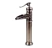 Eyekepper Vintage Style Single Control Rustic Bathroom Faucet Antique Copper Finish Bathroom Sink Faucet