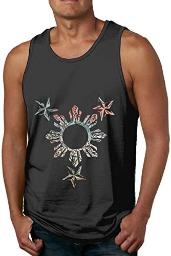 Men's Tank Top Philippines Tribal Sun Sleeveless Shirt Fit Muscle Jersey Size S-3XL