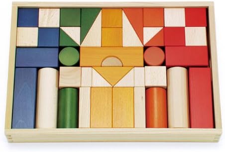 Amazon ボーネルンドオリジナル Bornelund Original オリジナル積み木 カラー 積み木のほん付 1歳頃 Bzid001 おもちゃ おもちゃ