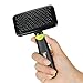 Femonden Pet Grooming Brush - Dog Cat Slicker Brush for Small, Medium & Large Dogs and Cats, with Short to Long Hair (Green)