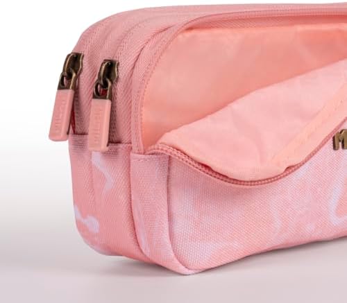 ® Estuche portatodo 3 Cremalleras Serie Lava, Rosa