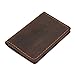Robrasim Distressed Leather Passport Holder - Handmade Cover and Travel Wallet - For Men & Women - Coffee
