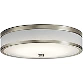 Kichler Lighting 11303NILED LED Flush Mount from The Pira Collection,Silver