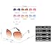 JOJO'S SECRET Oversized Rimless Sunglasses,Gradient Clear Lens Sunglasses JS019 (Gold/Gradient Brown, 2.56)
