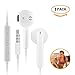 Apple earphones Ancoki,Earbuds, Stereo Headphones and Noise Isolating headset , Mic and Remote Control for Apple iPhone iPod iPad Samsung Galaxy LG HTC (3 PACK)