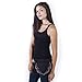 Stylish-Trendy Hip Belt Bag for Women, Perfect for Festivals like Burning Man.-Black-One Size