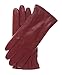 Pratt and Hart Broadway Lady’s Classic Thinsulate Lined Leather Gloves Size 8 Red