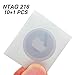 11 PCS NTAG216 NFC Tags Stickers, NXP NTAG NFC 216 Stickers 888 Bytes, Fully Programmable for All NFC Enabled Devices, 100% Guaranteed by DeedyGo
