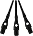 Viper Dart Accessory: Tufflex III 2BA Thread Soft Tip Dart Points, Black, 1000 Pack
