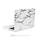 TOP CASE 4 in 1 Bundle - Retina 13-Inch Marble Pattern Rubberized Hard Case + Sleeve Bag + Keyboard Cover + Screen Protector for MacBook Pro 13