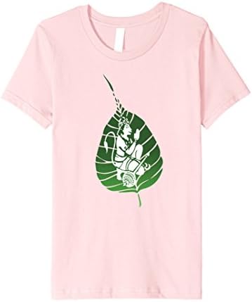 Kids The Supreme Lord Hanuman In Leaf Tshirt. 10 Pink