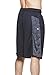 TapouT Men's Performance Heather Workout Gym & Running Shorts w Pockets - 12 Inch Inseam - Ebony Court King, Small
