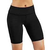 ODODOS by Power Flex Women's Tummy Control Workout Running Shorts Pants Yoga Shorts With Hidden Pocket , Black , XX-Large