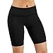 ODODOS Women's Smocked Waist Yoga Shorts, Shirred High Waist Tummy Control Running Workout Biker Shorts-9