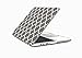TopCase Quatrefoil / Moroccan Trellis Gray Ultra Slim Light Weight Rubberized Hard Case Cover for Macbook Pro 15