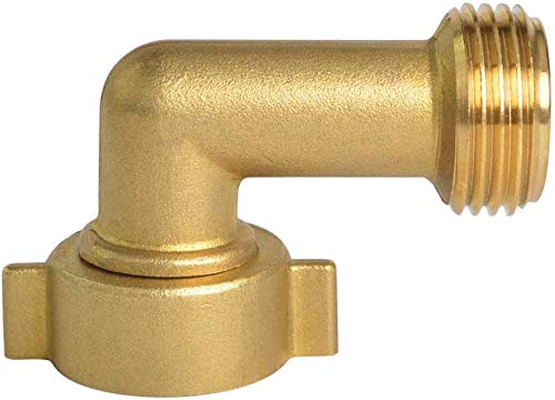 Photo 1 of Hydro Master Garden Hose Elbow with Solid Brass 90 Degree 3/4" FHT x 3/4" MHT