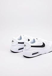 Nike Men's Air Max Sc Sneaker, White/Black/White, 8