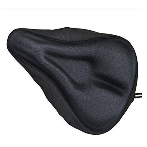 kaimaily Gel Bike Seat Cover Bicycle Padded Cover Exercise Seat Cushion Bicycle Saddle Cushion Universal Comfortable for Mountain Bike Seat and Road Bike Saddle