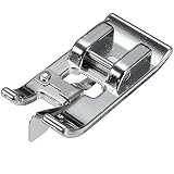 MagiDeal Piedino Per Macchina Da Cucire Universale - Cerniera E Orlo In Metallo, Compatibile Con Singer, Brother, Janome E Modelli Domestici - 3
