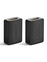 Ugreen 2 unidades dispositivos HDMI hembra a hembra Coupler Adapter para extender tu HDMI de alta velocidad