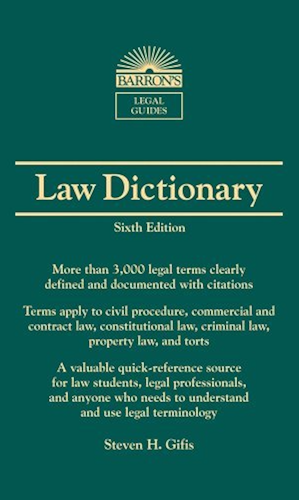 Download Law Dictionary: Mass Market Edition (Barron's Legal Guides) (English Edition) PDF