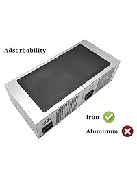 PC Computer Case Fan Magnetic Frame Dust Filter Screen Dustproof Case Cover, Ultra Fine PVC Mesh, Black Color