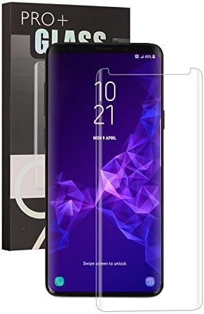 Galaxy S9 Plus Screen Protector Clear HD Anti-Fingerprint Anti-Scratch Bubble Free Case Friendly 3D Tempered Glass Screen Film for Samsung Galaxy S9+