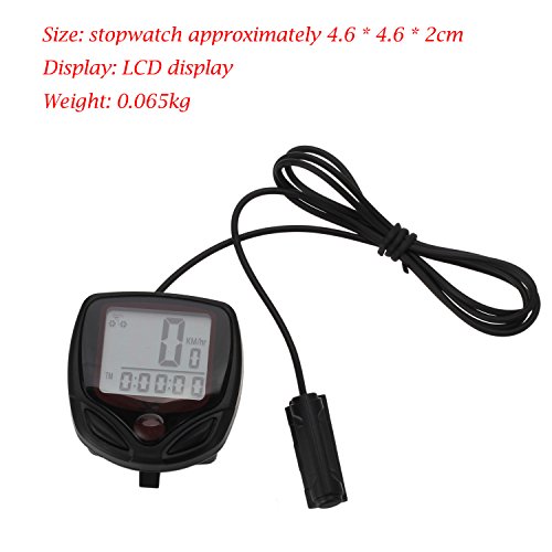 Bike Odometer and Speedometer Cycling Bycicle Cycle Computers with Backlight LCD Display