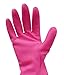 Cute Cleaning Gloves Kitchen Gloves VANORIG Thickening Waterproof Dish Washing Gloves Household Gloves with Lining,1 Pair (Flowers-01)