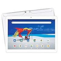 【2019 Upgraded 】 Yuntab K107 10.1 Inch Quad Core CPU MT6580 Cortex A7 Android 5.1,Unlocked Smartphone Phablet Tablet PC,1G+16G,HD 800x1280,Dual Camera,IPS,WiFi,GPS,Support 3G Dual SIM Card(White)