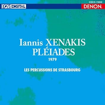 Les Percussions De Strasbourg Abe Xenakis Pleiades Ishii Concertante Op 79 Low Price Amazon Com Music