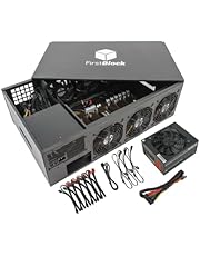 Mining Rig Frame 8 GPUs Ready to Mine Plug and Play 140mm Fans All Components Include Except GPUs