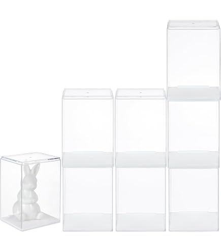 thumbnail image 2 of Wiz Dice 10-Pack Clear Acrylic Dice Display Boxes - 1.43" Cube For D&D Dice Sets, Miniatures, Collectibles 2 of 11