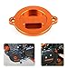 For KTM DUKE 390 2014-2015 for DUKE 125/200 2013-2014 for 690 Duke 2008-2014 Motorcycle Accessories CNC Orange Engine Oil Filter Cover Cap