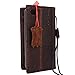 Genuine Nutural Italy Leather Case for Apple iPhone 4 Book Cover Wallet Id Holder Bag Iphone4 4s S g !