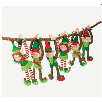 Fun express deluxe plush hanging christmas elves party …