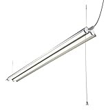 Hyperikon LED Shop Light, 4ft Utility Garage Light 38W Linkable with Pull Chain, Clear 4000K