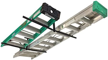 Storeyourboard Double Ladder Ceiling Rack Hi Port 2 Garage