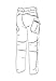 Helikon-Tex UTP Urban Tactical Pants for Men - Ripstop Mens Cargo Pants - Denim Stretch Jeans - Lightweight for Military, Outdoors, Hiking, Army, Work Pants, Waist 32 Length 32