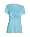 Under Armour Women's UA Tech V-Neck - Twist Logo Medium SKY BLUE