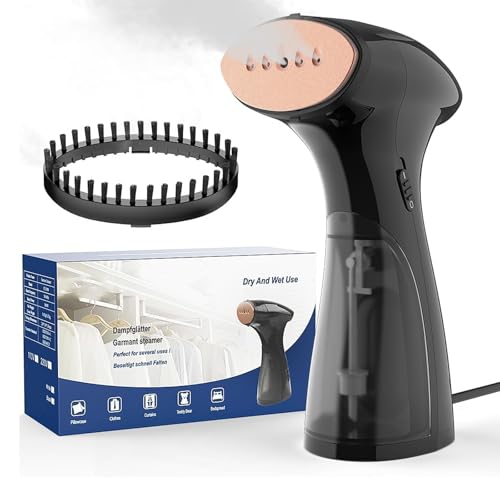 Plancha De Vapor Vertical y Horizontal, Plancha Viaje 2500W Alta Potencia, Plancha a Vapor para Ropa Portátil, para Prenda y Tela Delicada, Calentamiento Rápido Compacta para Viaje o Casa