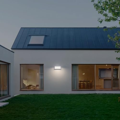Klighten 24W LED Wall Light Outdoor Indoor IP65, Adjustable Wall Lights Modern Aluminium Wall Lamps for Entrance Terrace Gardens, 1500LM, White, Natural White 4000K | Waterproof IP65, swivel, material: aluminium, 1500 lumens, indoor/outdoor